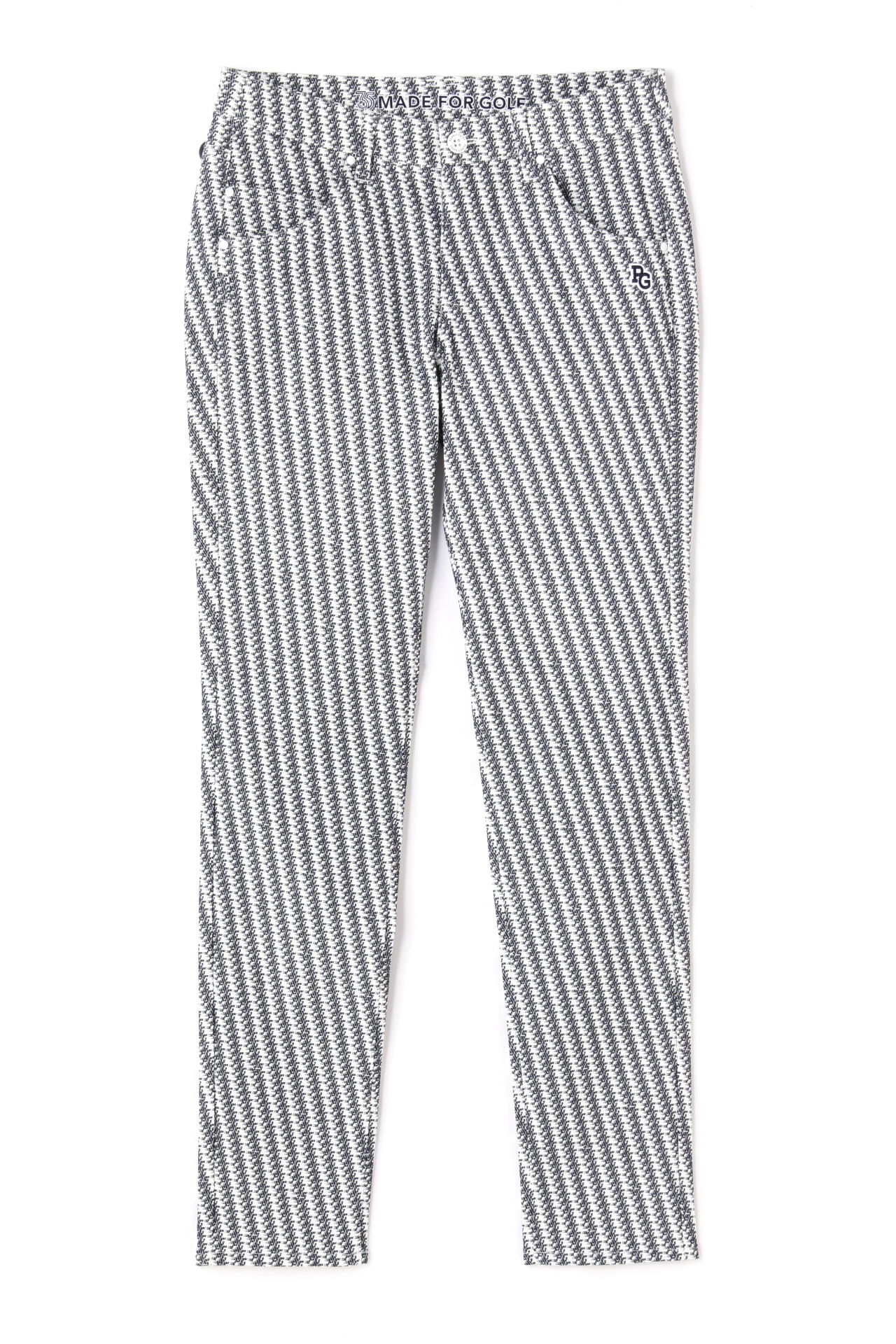 35th Polyester Cotton Luanchinkarze Stretch Pants <PG35th><Komon Pattern Series> image number 0