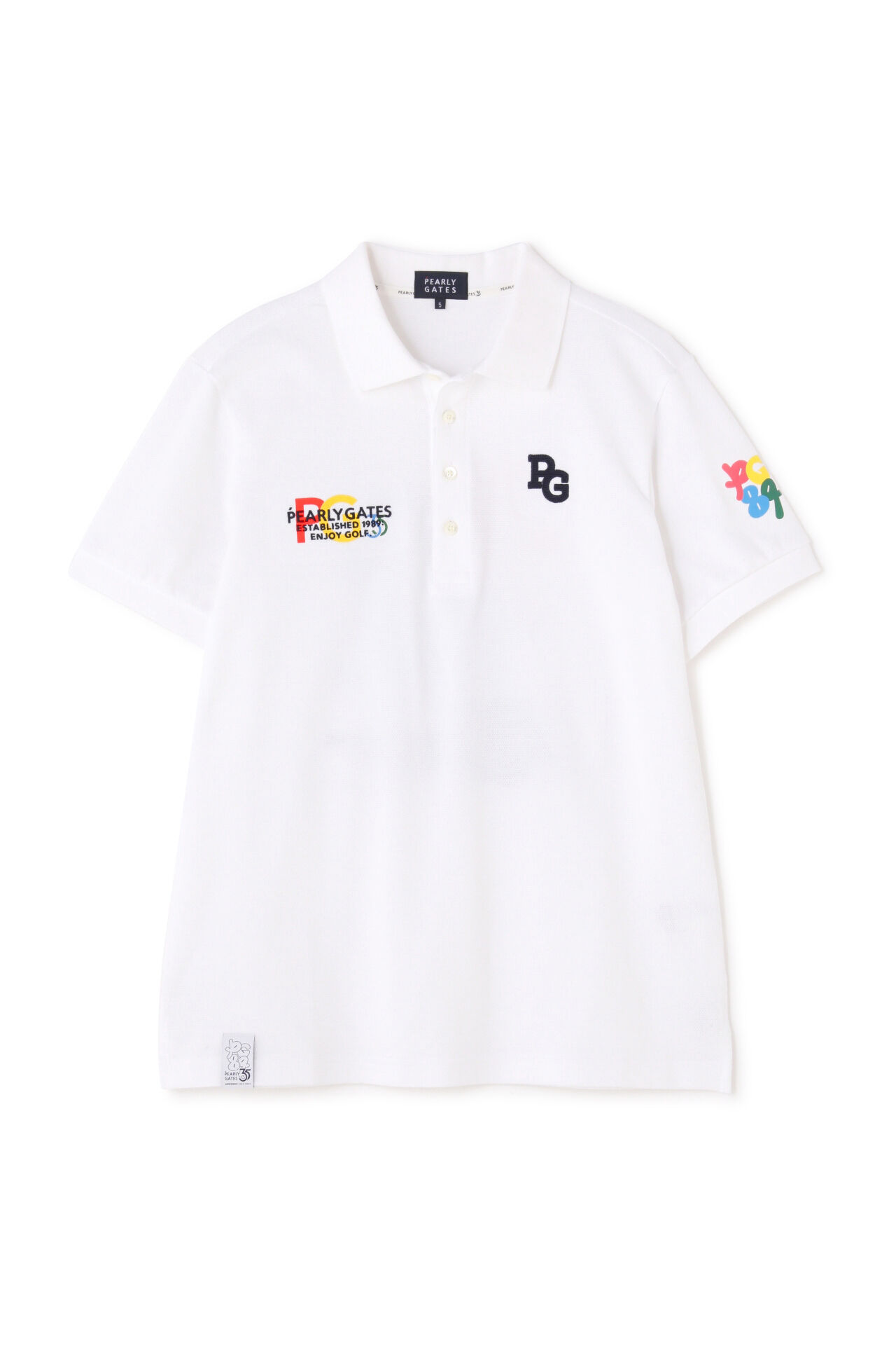 35th Kanoko Short Sleeve Polo Shirt <PG35th> image number 0