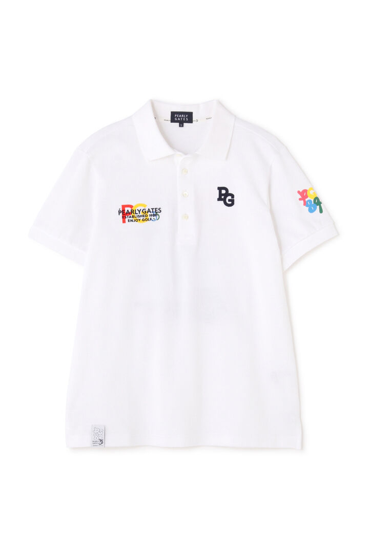 35th Kanoko Short Sleeve Polo Shirt <PG35th>,, medium