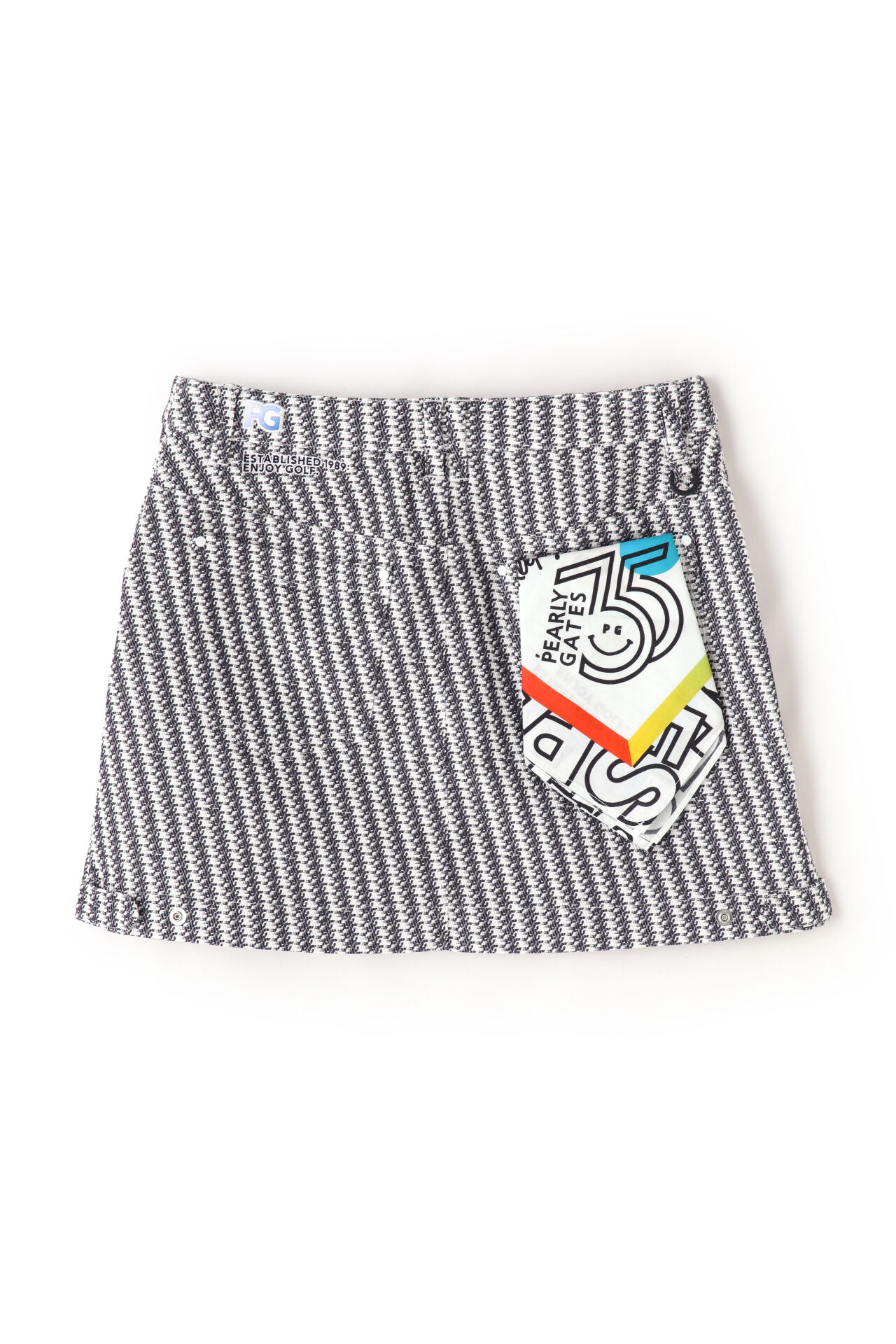 35th Polyester Cotton Luanchinkarze Stretch Skirt <PG35th><Komon Pattern Series> image number 1