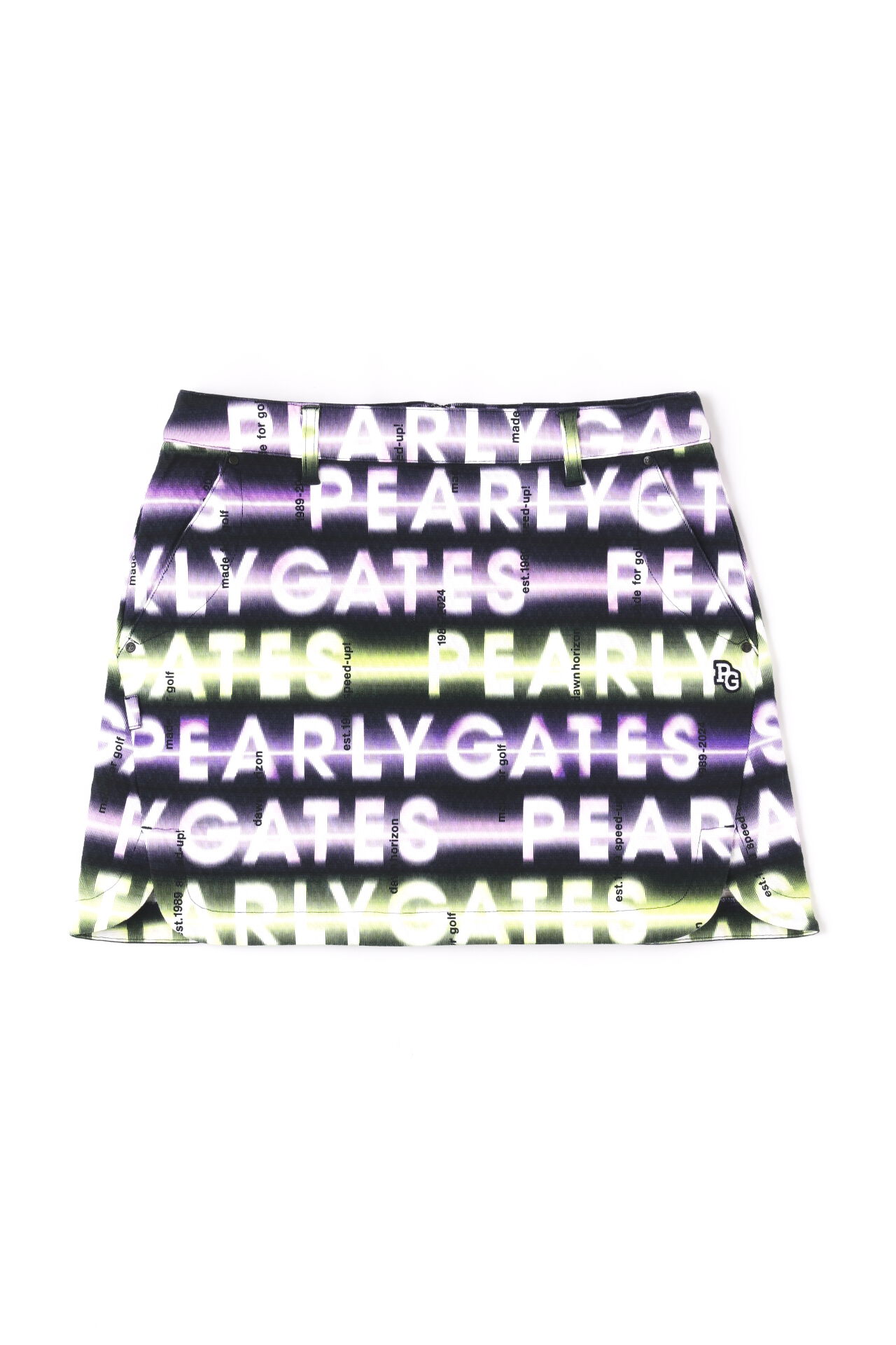 Art Pique Basket Skirt <Speed Gradient Pattern Print>,, large image number 0