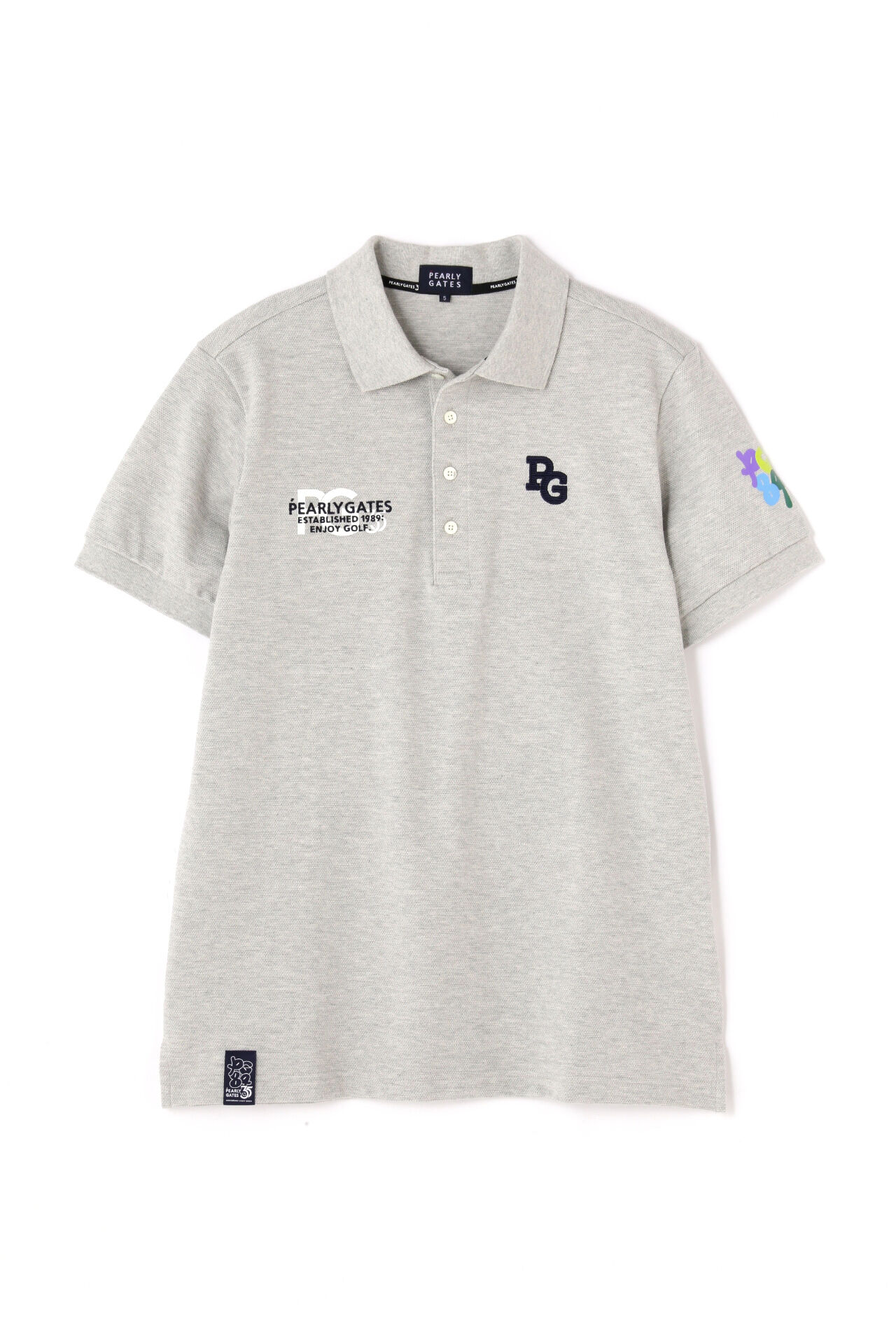 35th Kanoko Short Sleeve Polo Shirt <PG35th> image number 0