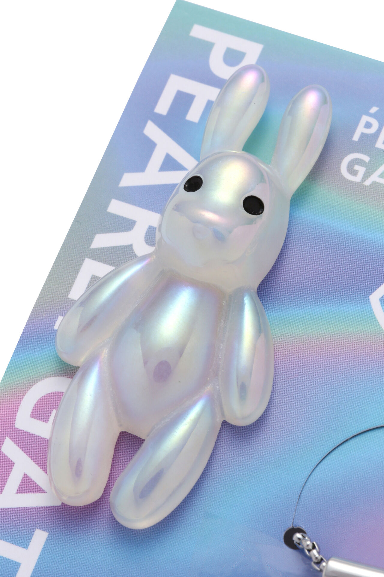 Mylar Rabbit Necklace Marker (UNISEX) image number 1