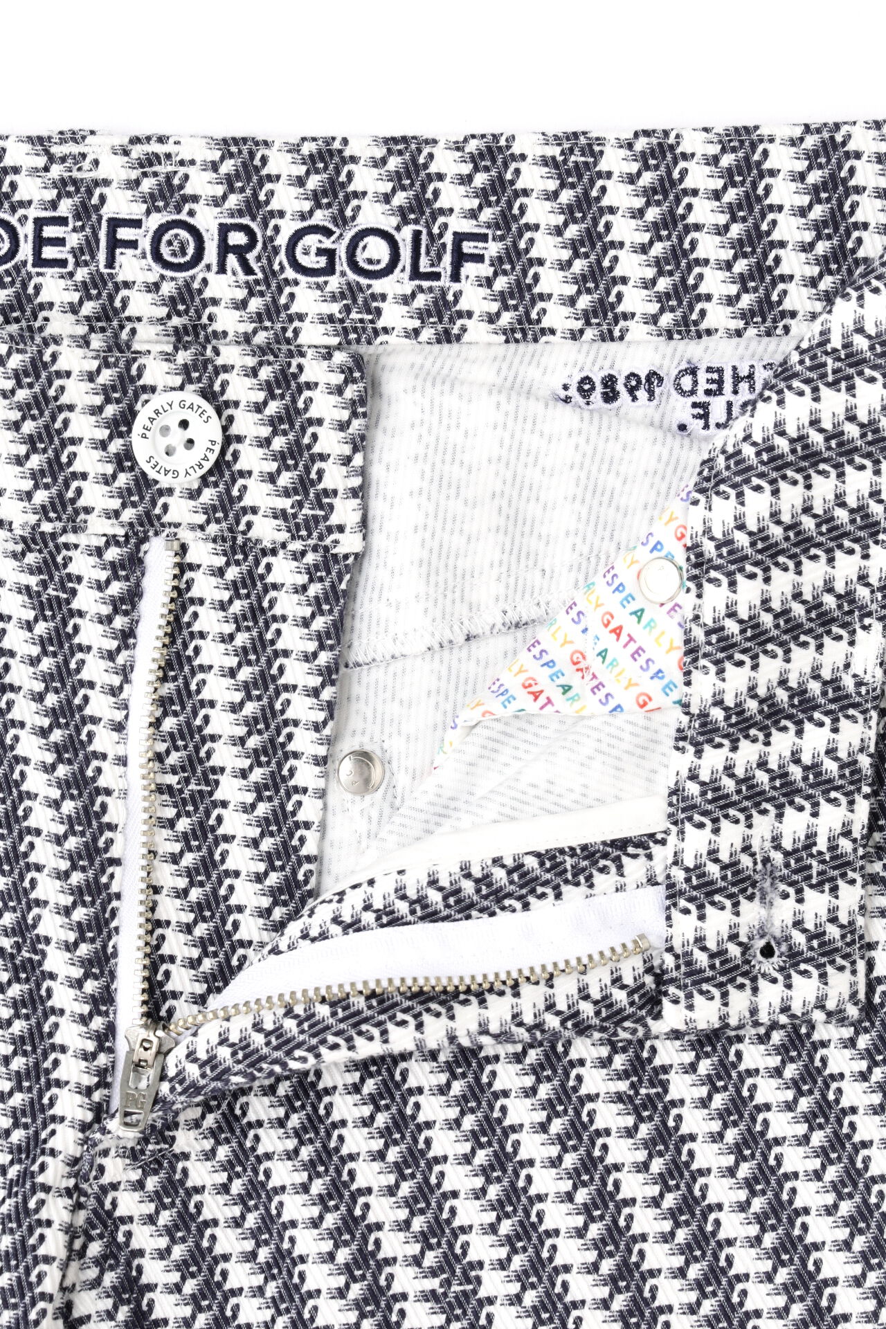 35th Polyester Cotton Luanchinkarze Stretch Pants <PG35th><Komon Pattern Series> image number 1